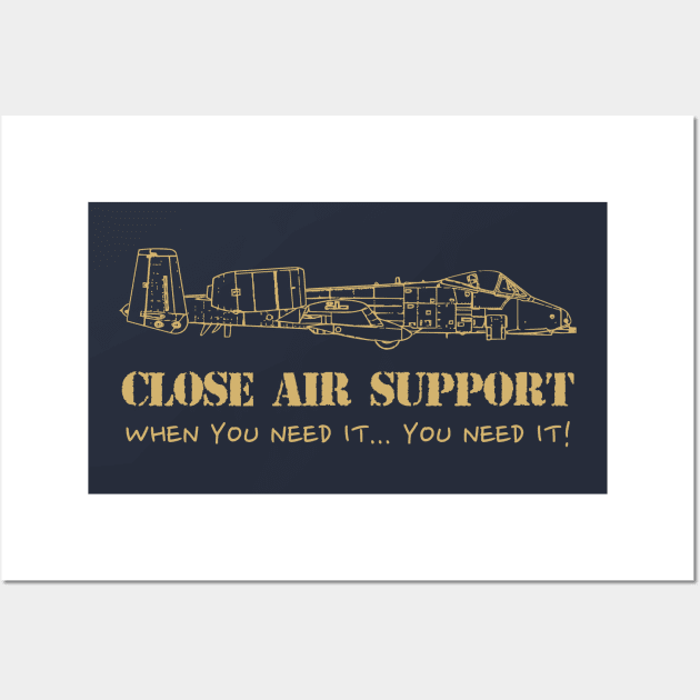 Close Air Support Wall Art by bumblethebee